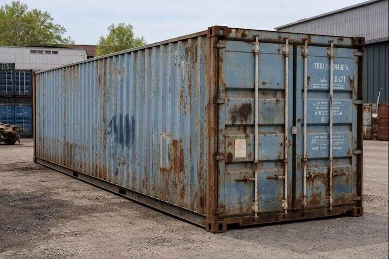 Used As-Is Shipping Container